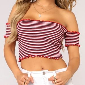 Off shoulder top